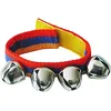 Image de Goki - 2041985 - Percussion - Tambourin pour Les Bras Et Jambes avec Quatre Cloches