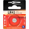 Image de ANSMANN Pile alcaline LR41 1,5V (1 PCE)   Pile Bouton idéale pour calculatrices, Jouets électroniques, Livres interactifs, etc.   Pile Plate fiable et résistante d'une capacité de 35 mAh