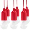 Image de HyCell Pull Light 6 pièces avec interrupteur à tirette, piles AAA incluses - Lampe LED blanche chaude et portable - Lampe mobile idéale pour le jardin, la remise, la tente, le camping, le grenier