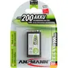 Image de ANSMANN Jeu de piles NiMH, rechargeables préchargées, Format international : 6LR61