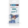 Image de COPIC Ciao Ensemble comprenant Manga 2 Marqueur (Lot de 5)/Stylo multiliner 22075557 Couleurs Manga 2