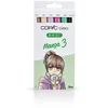 Image de Copic Ciao Set de 5 feutres Manga 3 et 1 Multiliner 0,3 mm