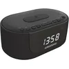 Image de GRUNDIG, SCC400, Radio réveil FM Chargeur Induction, Double Alarme, Luminosité réglable, Affichage Blanc, Fonction BT, Port USB Chargeur, Noir, pour la Table de Chevet