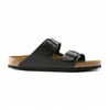Image de Birkenstock unisex. 51791 Sandales Arizona Birko-Flor (Coupe Regular) noir (41), Plat, Aucun, Casuel