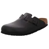 Image de Birkenstock 060193 Boston Black, Natural Leather Homme Black EU 36