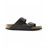Image de Birkenstock unisex. 51793 Sandales Arizona (Coupe Étroite) noir (38), Plat, Aucun, Casuel