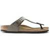 Image de Birkenstock pour homme. 43391 Sandales Gizeh Birko-Flor (Coupe Regular) gris (38), Plat, Aucun, Casuel
