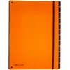 Image de PAGNA Classeur à soufflet tendance, A4, 10 compart., orange
