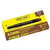Image de ONLINE 5x Recharges d'encre pour stylos-plumes I compatible avec LAMY, Pelikan etc I encre marron I cartouches d'encre universelles pour stylo à plume et roller à cartouches, non effaçable