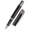 Image de Stylo plume ergonomique pour l'école - ONLINE Campus Noir - plume iridium M (moyenne) robuste, utilise des cartouches d'encre standard, rechargeable, pour filles/garçons/adultes