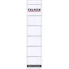 Image de Falken Étiquettes cartonnées pour dos de classeur Largeur du dos : 30 mm. Schmal Blanc.