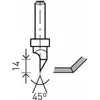 Image de Fraise pour plaques de plâtre Festool HW S8 D12,5/45°