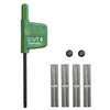Image de Festool Plaquettes de Rechange HW-WP 30x5,5x1,1 - Lot de 4 | Plaquettes réversibles en carbure double tranchant pour fraise à plaquettes - clé T8 TX incluse