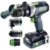 Image de Festool Perceuse-visseuse à percussion sans fil QUADRIVE TPC 18/4 5,0/4,0 I-Set/XL