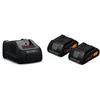 Image de FEIN Set de démarrage GBA 18V/4 Ah AS ProCORE 18 V 4.0 Ah AS avec 2 batteries lithium-ion ProCore 18V 4.0 Ah et 1 chargeur rapide GAL 1880 CV.