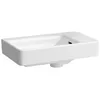 Image de LAUFEN Pro S Lave-Mains, Lave-Mains, Lave-Mains, Gauche, sans Trou pour Robinet, avec trop-Plein, 480x280, Blanc, Coloris: Blanc - H8159540001091