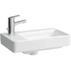 Image de Laufen Handwaschbecken asymetrisch links Laufen PRO ohne Hahnloch 480x280 weiß, 8159550001091