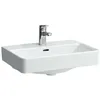 Image de Vasque Laufen PRO S compact blanc, avec trop-plein lxhxp 550x160x380mm