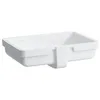 Image de Laufen Living City lavabo encastré par le bas, avec trop-plein, partie inférieure polie, 490x310mm, blanc, H8124310001091