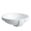 Image de Laufen PRO B lavabo encastré, sans trou pour robinet, avec trop-plein, 465x470mm, H8189620001091, Couleur: blanc