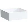 Image de Laufen Living Square vasque, sans trou pour robinet, sans trop-plein, 360x360mm, H8114334001121, Couleur: Blanc avec LCC