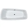 Image de Laufen Baignoire Palomba à encastrer avec pied 1800x800x455 blanc, bord de baignoire 80 mm, H2438010000001