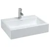 Image de Laufen Living City lavabo à poser, 1 trou pour robinetterie au centre, avec trop-plein, 600x460mm, blanc, H8174340001041