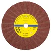 Image de Klingspor 73994 FSR 618 ponçage Mop Roues 165 x 14 mm, grain 120 1 rangée 2 lamelles Pro Paquet, contenu   10