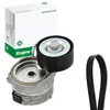 Image de INA Jeu de courroies trapézoïdales à nervures 529 0420 10 1070mm Compatible avec PEUGEOT 208 I 3/5 portes CA, CC 308 II 3/5 portes LB, LP, LW, LH, L3 2008 Break CU, CITROËN C3 II SC