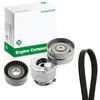 Image de INA Jeu de courroies trapézoïdales à nervures 529 0453 10 1785mm Compatible avec RENAULT Espace IV JK, JK0/1