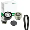 Image de INA Jeu de courroies trapézoïdales à nervures 529 0466 20 1183mm Compatible avec SEAT Ibiza III 3/5 portes 6L, VW Polo IV 3/5 portes 9N, 9A, SKODA Fabia II 3/5 portes 542 Fabia II Combi 545