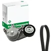 Image de INA Jeu de courroies trapézoïdales à nervures 529 0483 10 1003mm Compatible avec BMW 1 5 portes F20 3 Touring F31 5 Berline F10 3 Berline F30, F80 X1 E84