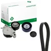 Image de INA Jeu de courroies trapézoïdales à nervures 529 0516 10 1718mm Compatible avec BMW X1 F48 2 Gran Tourer F46 2 Active Tourer F45, MINI 3/5 portes F56