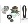 Image de INA 529 0534 30 Pompe à eau + kit de courroie d'accessoire avec joint d'étanchéite Contrôler et changer roue libre alternateur si nécessaire commandé par dépression