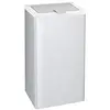 Image de HEWI Poubelle murale en acier inoxydable mat et blanc pur 6 l 300 x 160 x 140 mm