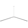 Image de HEWI Tringle à Rideaux pour Baignoire 1000 x 1000 mm avec matériel de Fixation - 900.34.10240