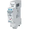Image de EATON DISJONCTEUR MODULAIRE PH/N - Blanc - MANETTE GRISE - 1P+N / 16 A - COURBE C - Raccordement direct sans vis 109130 (PLGC4-C16/1N)