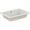 Image de Ideal Standard Strada lavabo à encastrer par le dessous 595mm, avec trop-plein, K0779, K0779MA, Couleur: Blanc avec Idéal Plus