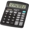 Image de Genie 225 BD Calculatrice de bureau 12 chiffres Dual-Power (Solar et batterie) Design compact Noir