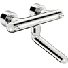 Image de Hansa WT/SPT mitigeur mural thermostatique HANSACARE DN 15 f Montage en aile m Protection antibrûlure chromée