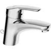 Image de Hansa 1042183 7833805 Mix Mitigeur de lavabo à levier simple avec écoulement fixe/chaîne escamotable Chromé
