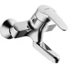 Image de Hansa 1968183 7833820 Mix Mitigeur de lavabo à levier simple pour montage mural avec raccord S 160 mm Chromé