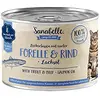 Image de Sanabelle Avec truite et boeuf - 6 x 195 g de nourriture humide pour chat
