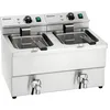 Image de Bartscher Domestic Appliances   Deep fryers (Double, Stainless Steel, thermo-optique, Stainless Steel, Buttons, Rotary)