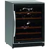 Image de Bartscher 700133 Cave à vin bizone pour 40 bouteilles Noir laqué 40 L 1000 W