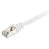 Image de EQUIP Patchkabel RJ45 S/FTP Cat6 (SSTP) PIMF HF Polybag 0,25 m Blanc