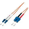 Image de EQUIP LWL PATCH CORD LC/SC 62,5/125? 2,0M CABLE DE FIBRA OPTICA 2 M