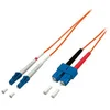 Image de EQUIP LC/S? 62.5/125?M 3.0M Cable DE FIBRA OPTICA 3 M OM1 SC Naranja