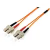 Image de EQUIP 253333 CABLE DE FIBRA OPTICA 3 M OS2 SC AMARILLO