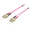Image de Equip 255525 câble de fibre optique 5 m OM4 SC Violet - Câbles de fibre optique (5 m, OM4, SC, SC, Male connector / Male connector, Violet)